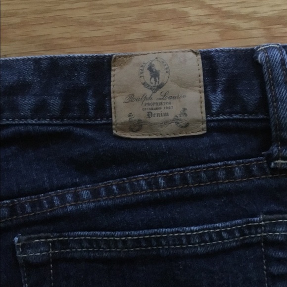 Ralph Lauren Dark Wash Boot Cut Jeans - Like New. - Picture 1 of 6